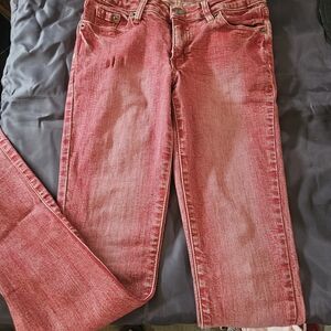 Women's Red Jeans